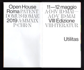 07-Open-House-Roma-2019-Architecture-Event-Guide-Spread-typography